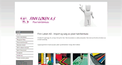 Desktop Screenshot of finnloeken.no